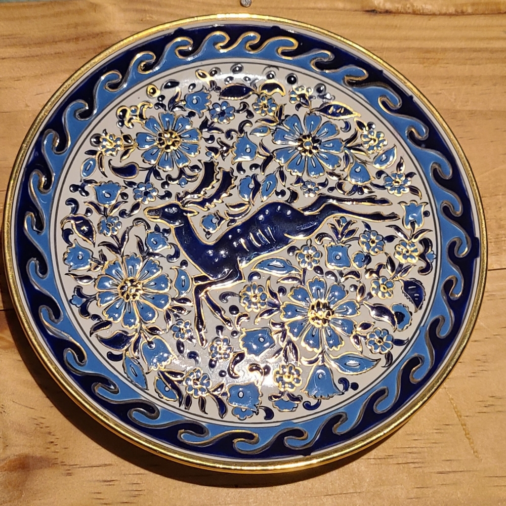Hand Made Decorative Plate Greek